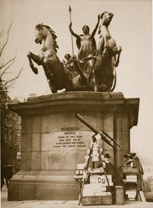 Monument à Boadicée sur le pont de Westminster